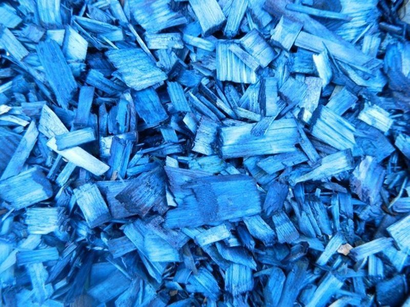 Щепа декоративная (синий) 60л