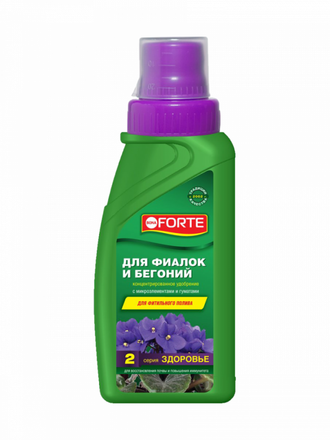 ЖКУ для фиалок и бегоний 285мл Bona Forte Серия здоровье
