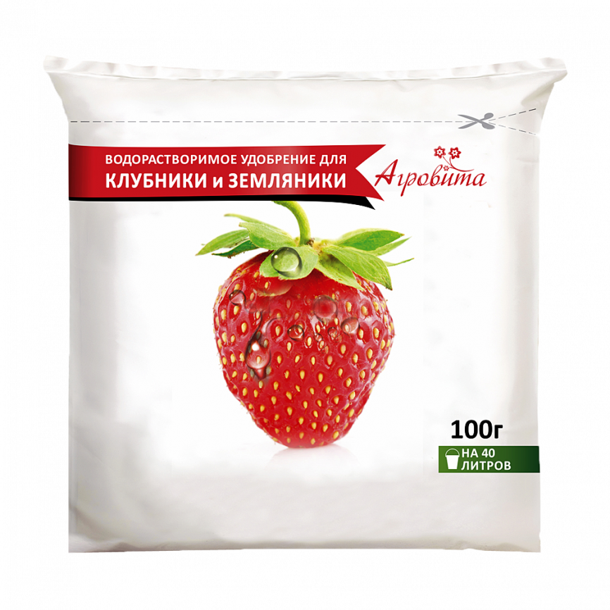 Удобрение Агровита для клубники и земляники, 100г