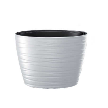 DBMZE600-S449 Кашпо овал MAZE 58,5*38,5;h42,3см 24/56л. белый