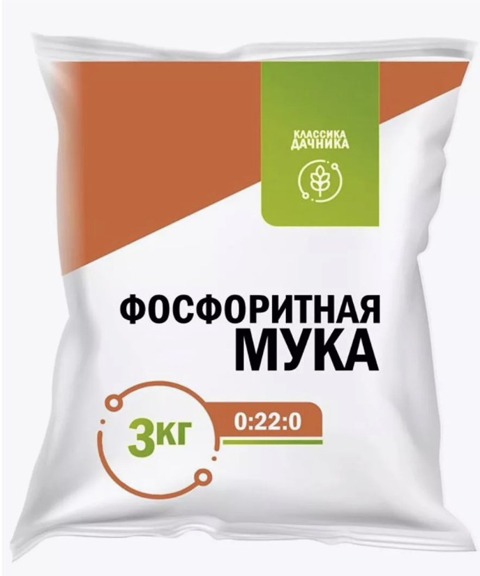 Удобрение Фосфоритная мука 3кг Нов-Агро
