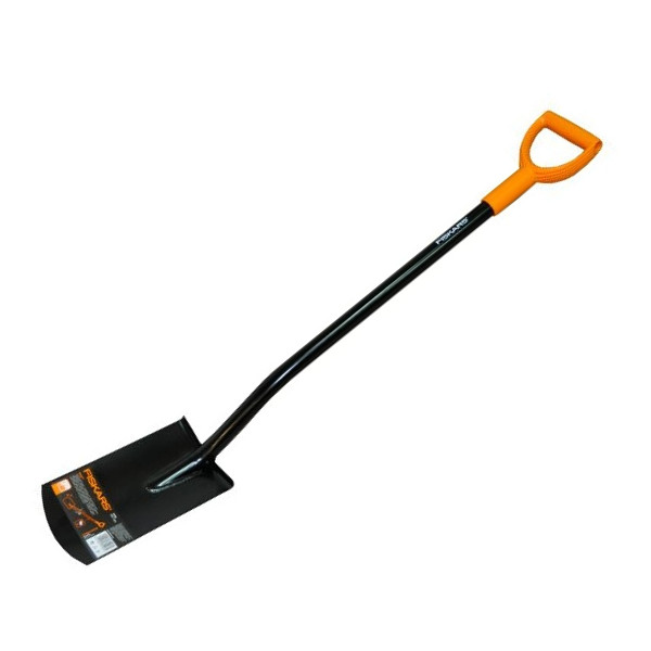 Лопата Solid  с закругленным лезвием 1026683 Fiskars
