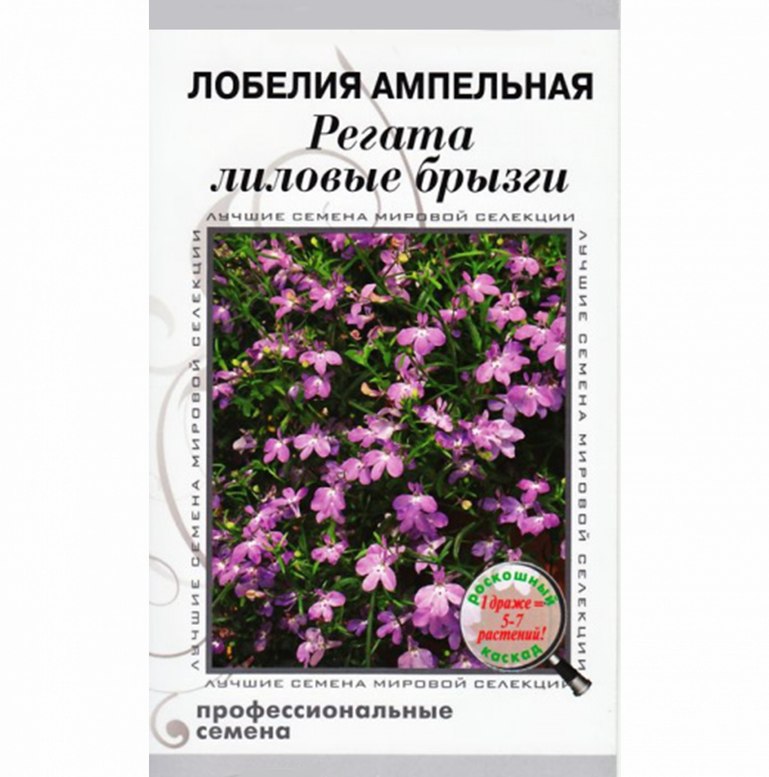 Лобелия ампельная Регата Лиловые брызги