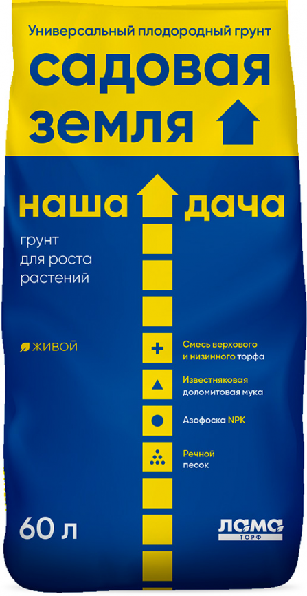 Грунт Наша дача "Садовая земля" 60л