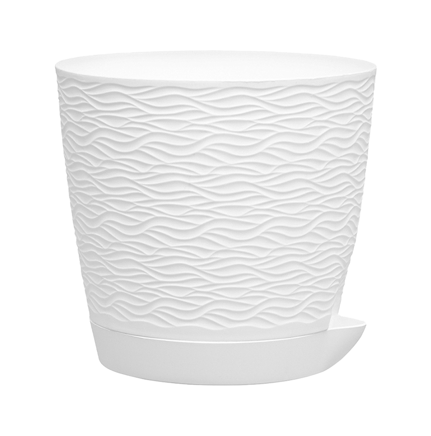 Кашпо "Блюз" (1,5л.) Цв. Белый