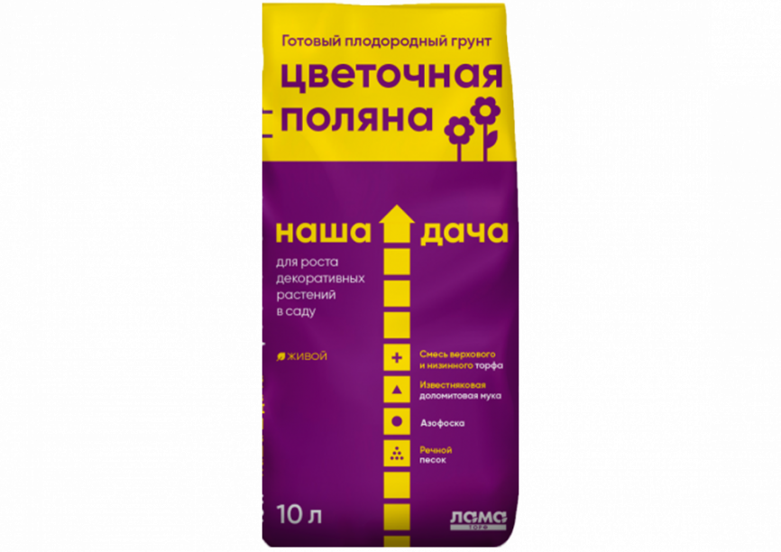 Грунт Наша дача "Цветочная поляна" 60л