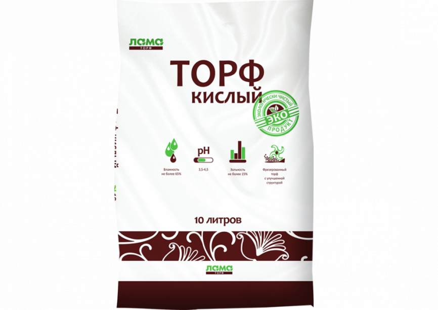 Торф кислый 10л